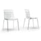 Baxton Studio Marisse Clear Plastic Modern Dining Chair, PK2 96-4744 - alternate 1